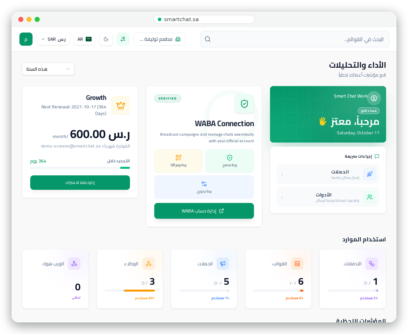 App Dashboard